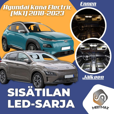 Hyundai Kona Electric Sisätilan LED-sarja 8-osai