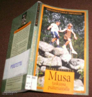 Musa taskussa pulteriairalla -taskusanatietok. Tampereesta