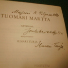 Ilmari Turja  TUOMARI MARTTA ( 1 p. 1938 OMISTE ! ) Sis.pk:t - pikkukuva 2