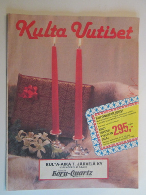 KULTA UUTISET MAINOSLEHTI 1982 43 VUODEN TAKAA
