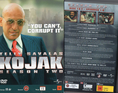 Kojak 2 kausi (28 524) k -FI- DVD (3slim+p) (6) telly savala