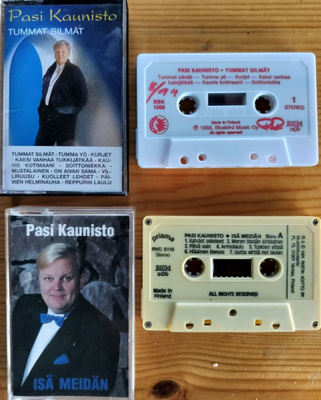 PASI KAUNISTO-2 KPL KASETTEJA-TUMMAT SILMÄT ja ISÄ MEIDÄN