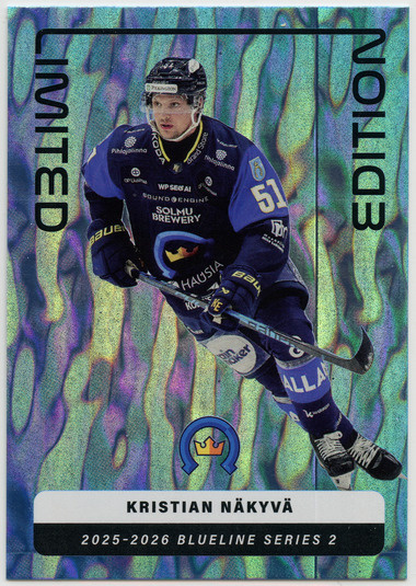 2025-26 Blueline Limited Edition blue #LE07 Kristian Näkyvä