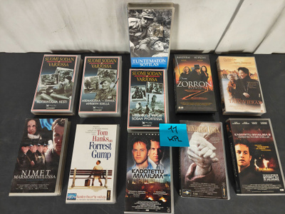 VHS filmejä 11kpl