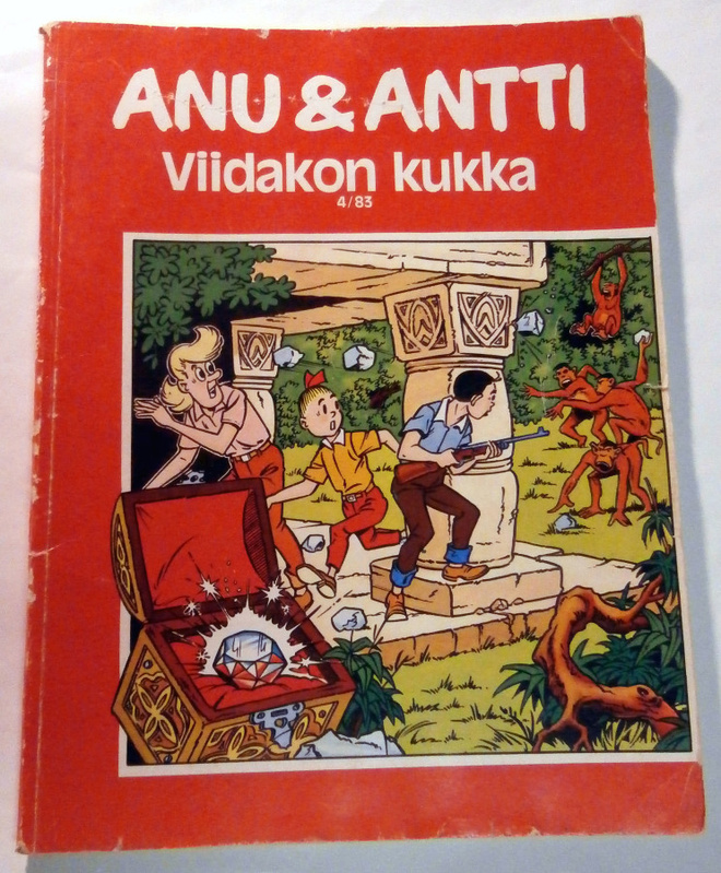 ANU & ANTTI 4/1983 - Viidakon kukka - Willy Vandersteen