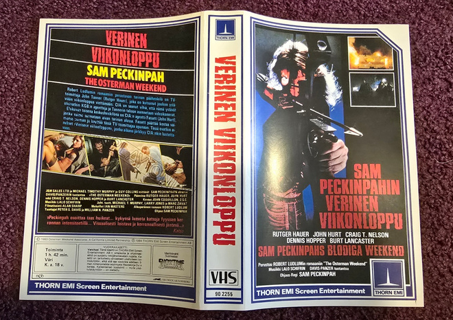 Vhs  VERINEN VIIKONLOPPU kansipaperi
