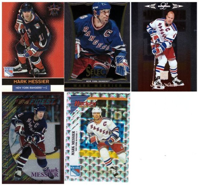 5 x MARK MESSIER Rangers, Hienoista Sarjoista