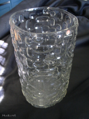 Iittala ii-lasi maljakko /erkki vesanto tuote numero 2776