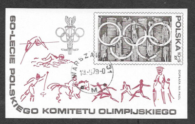Puola - Olympiakomitea 60v. (Mic. 2628; BL74) O
