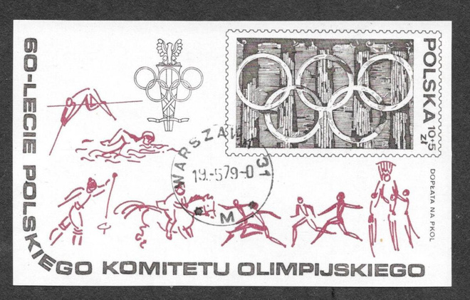 Puola - Olympiakomitea 60v. (Mic. 2628; BL74) O
