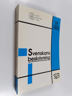 Svenskans beskrivning : förhandlingar vid sammankomsten f...