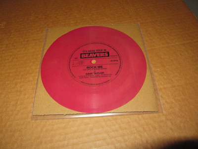 Dave Taylor 7" FLEXI :Rock Me-The Girl In Beaver Jeans PROMO