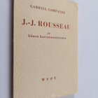 Gabriel Compayre : J.-J. Rousseau ja hänen kasvatusaatteensa - pikkukuva 1