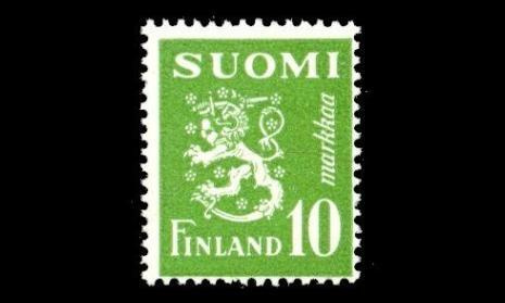 399 ** Leijona 10 mk vihreä (1952)