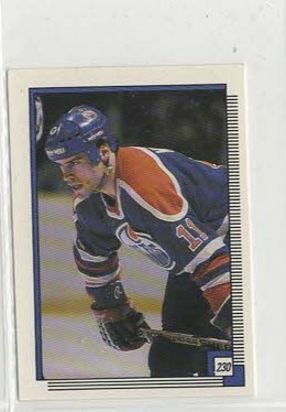 Mark Messier 89-90 OPC Sticker #230
