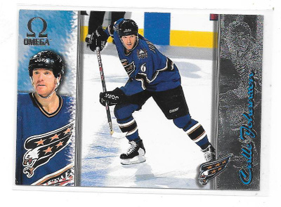 1997-98 Pacific Omega #240 Calle Johansson Washington Caps