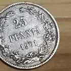 25 Penniä 1901 hopeaa kolikko - pikkukuva 1