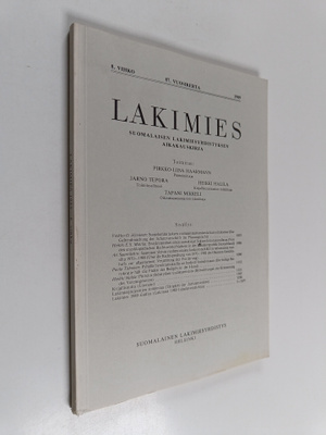 Lakimies 8/1989 : Suomalaisen lakimiesyhdistyksen aikakau...