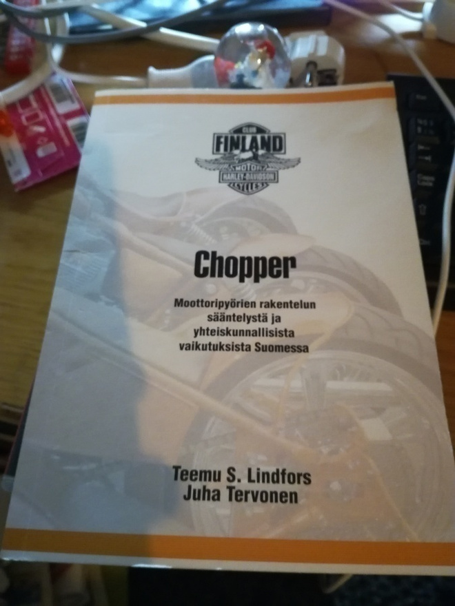 Lindfors & tervonen chopper moottoripyörien rakentelun