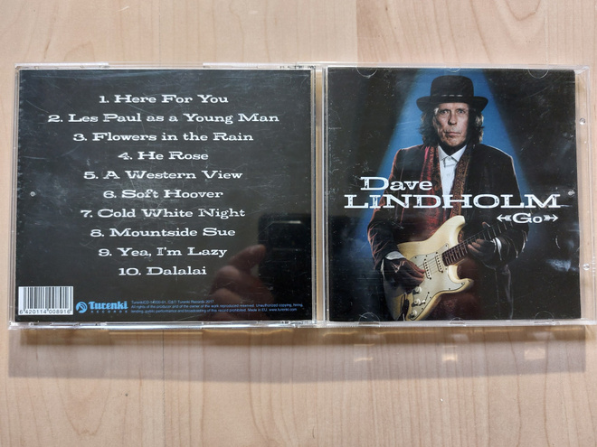 DAVE LINDHOLM – GO  orig. FIN  2017  CD  TURENKICD 14200-61