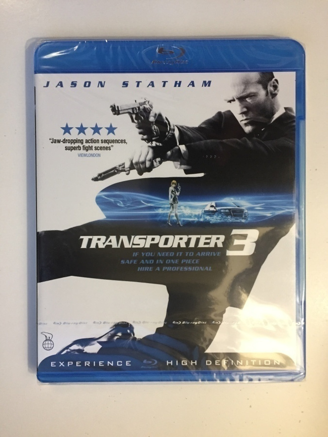 Transporter 3 (Blu-ray) Jason Statham (2008) UUSI!