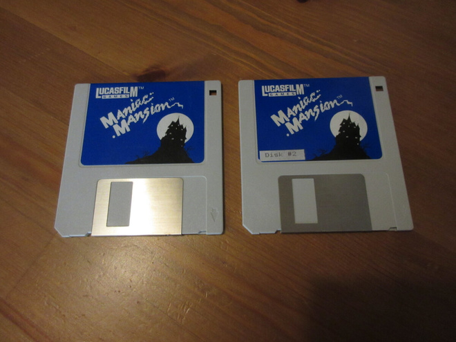 Maniac Mansion (LucasFilm Games) Atari ST -disketit