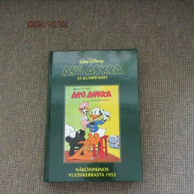 AKU ANKKA NÄKÖISPAINOS VUOSIKERRASTA 1953
