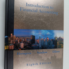 Charles T. Horngren ym. : Introduction to Financial Accou... - pikkukuva 1