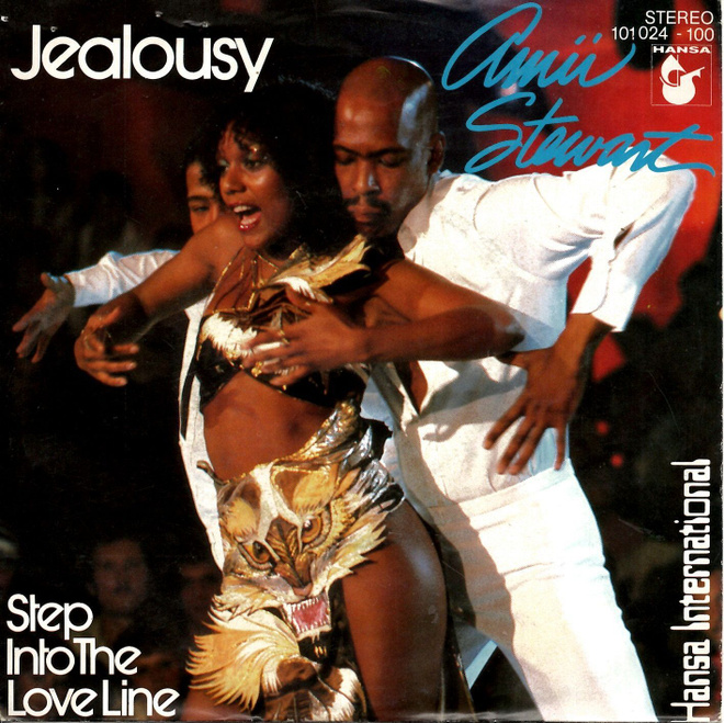 AMII STEWART: Jealousy / Step Into The Love Line  7"kk