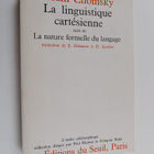 Noam Chomsky : La linguistique cartesienne : un chapitre ... - pikkukuva 1