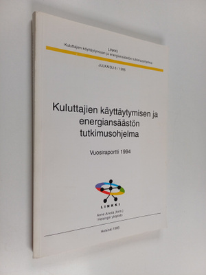 Kuluttajien käyttäytymisen ja energiansäästön tutkimusohj...