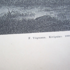 VANHA Gravyyri Loviisa 1888 Kivipaino Tilgmann - pikkukuva 3