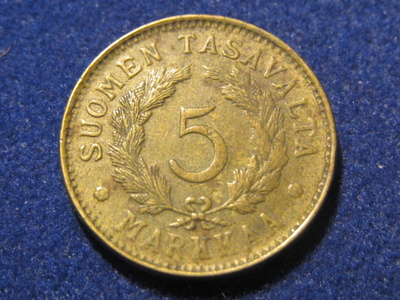5 markkaa 1949 kapea H