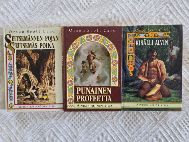3 KPL ORSON SCOTT CARD:IN FANTASIAROMAANIA
