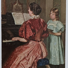 E. Fischer-Schuch: Laulutunnilla, väritaidepk, p. 1922 - pikkukuva 1