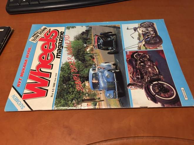 SUOMEN WHEELS MAGAZINE 4-5/1986 HYVÄ