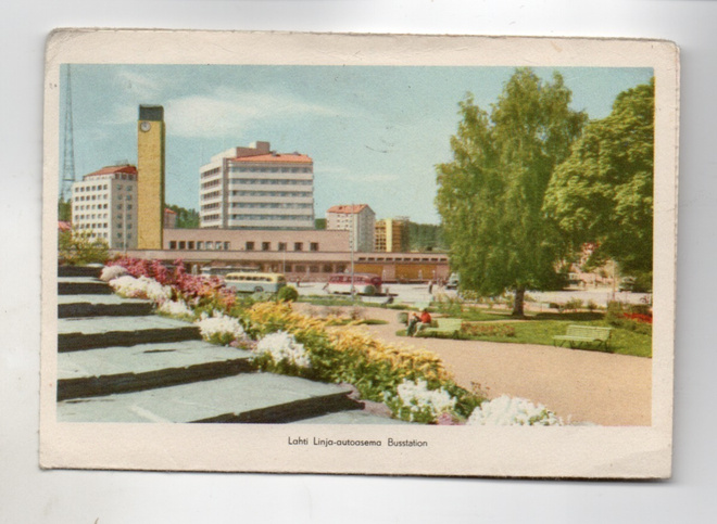 Lahti: ljnja-autoasema (kirjekortti)