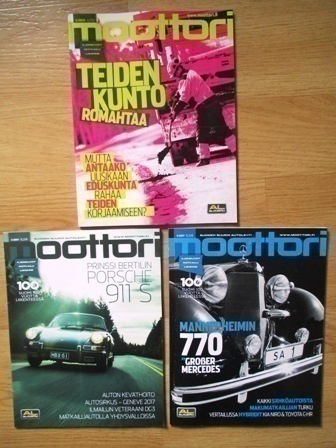 Moottori-lehtiä. 2,00€ kpl