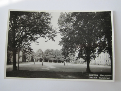 VANHA Postikortti Loviisa 1950-l Alkup.Mallikappale