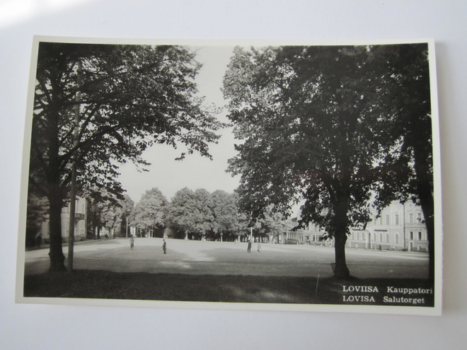 VANHA Postikortti Loviisa 1950-l  Alkup.Mallikappale