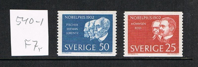 Ruotsi 1962 - Nobel voittajia 1902 2eril  ++
