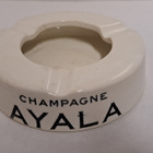 Vintage Champagne Ayala tuhkakuppi / ashtray - pikkukuva 2