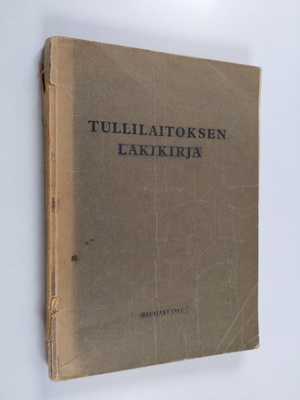 Tullilaitoksen lakikirja
