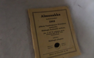huuda syntymävuotesi almanakka 1968
