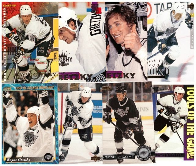 8 x WAYNE GRETZKY Los Angeles Kings