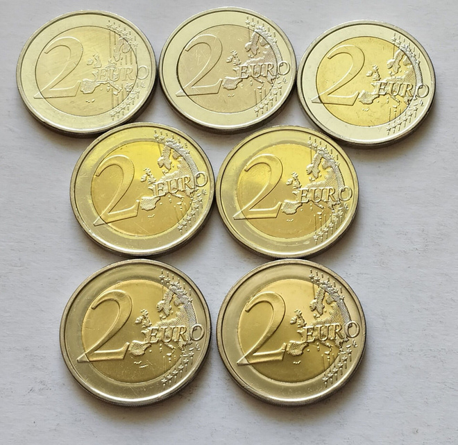 2 eur erik.eurot, 7 kol, Suomi, circ