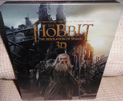 Hobitti - Smaugin Autioittama Maa 3D * STEELBOOK * 4xBlu-ray
