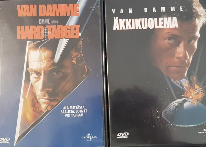 Hard Target + Äkkikuolema - DVD