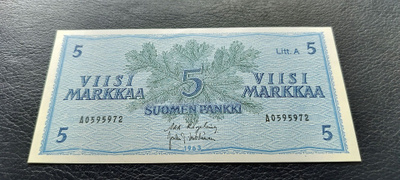 10 mk 1963 Litt.A, KAR-Vou, A-sarjaa, KL 9