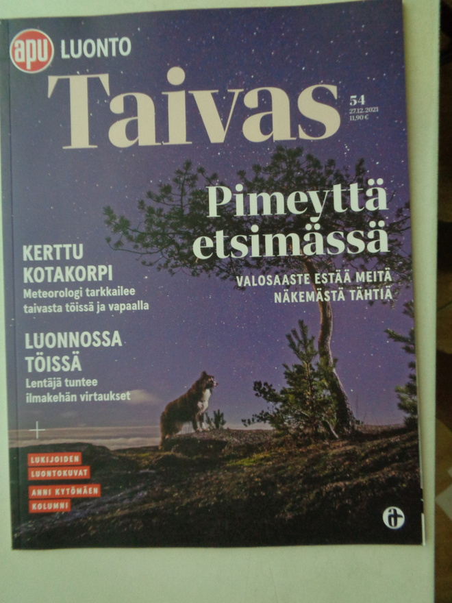 Apu luonto - taivas Nro 54/2021 (18.7)